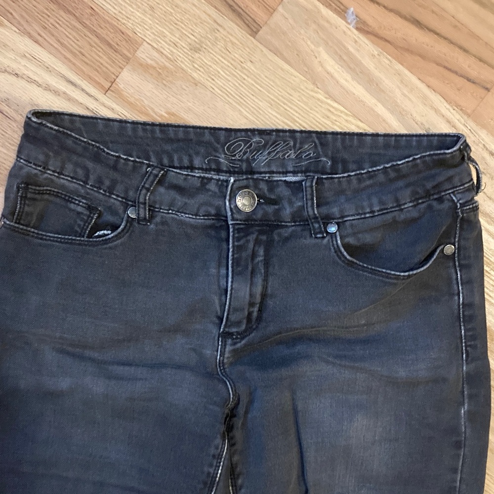 Buffalo David Bitton Women's Dark Gray Mid Rise Jeans